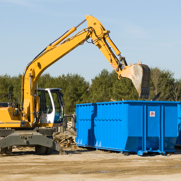 are there any restrictions on where a residential dumpster can be placed in David Kentucky